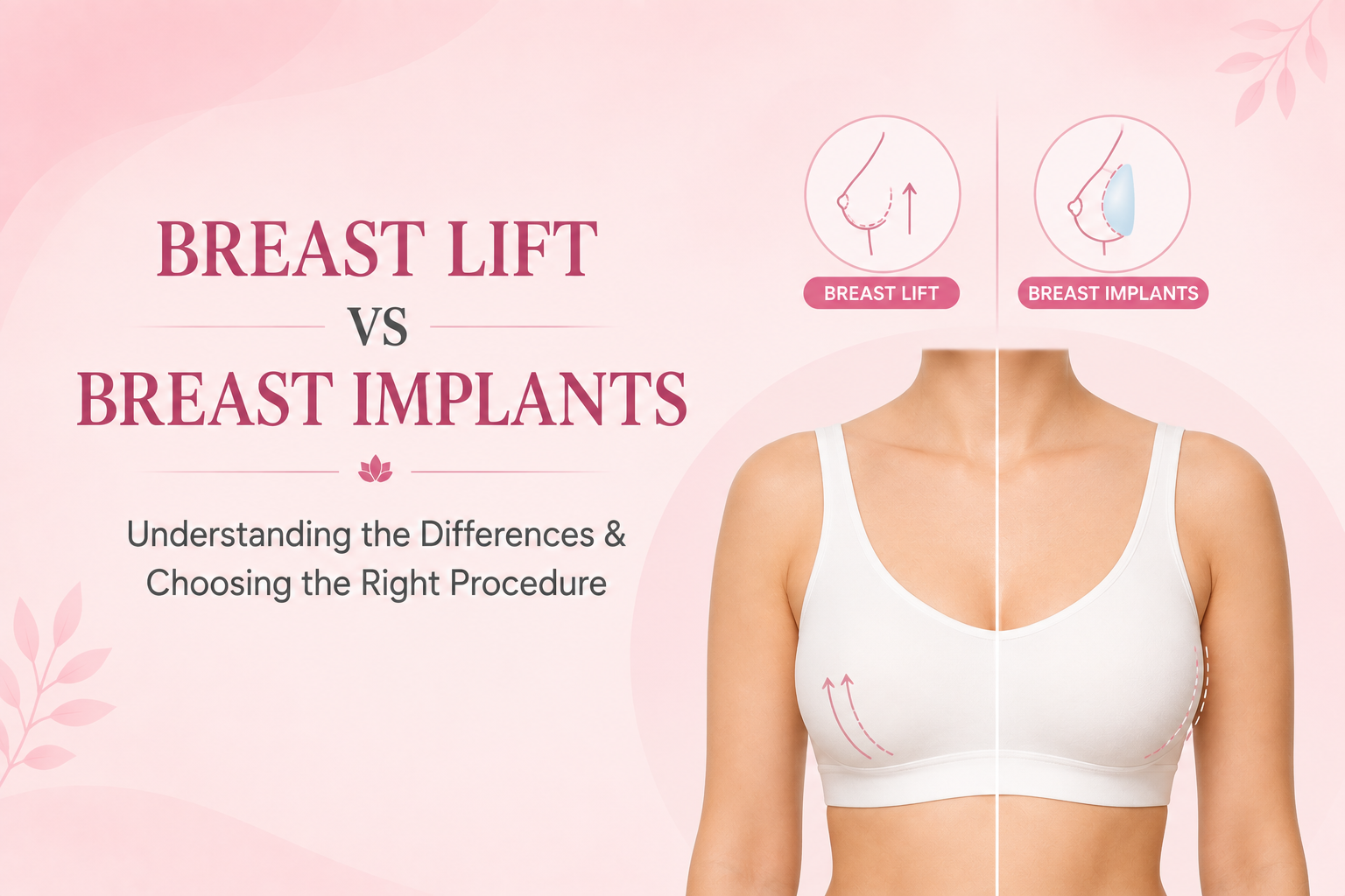 Breast Lift vs Breast Implants: Understanding the Differences & Choosing the Right Procedure
