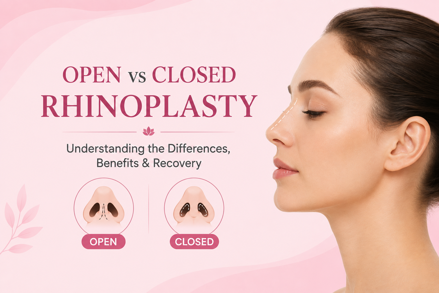 Open vs Closed Rhinoplasty: Differences, Benefits & Recovery