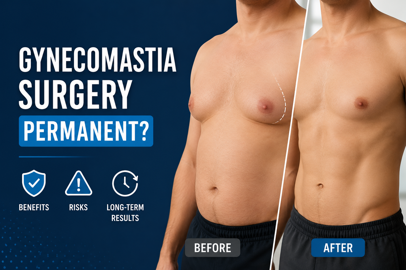 Is Gynecomastia Surgery Permanent? Benefits, Risks, and Long-Term Results