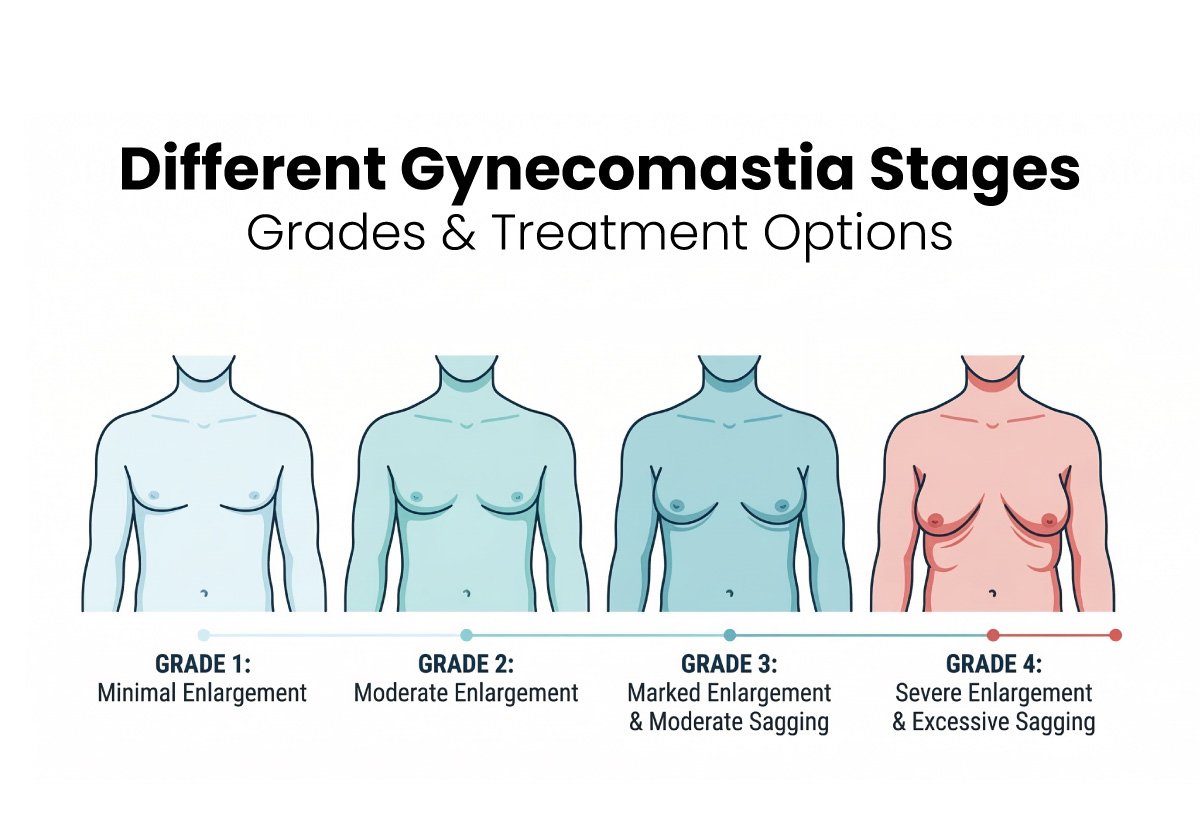 Gynecomastia Stages: Grades, Causes & Treatment Options