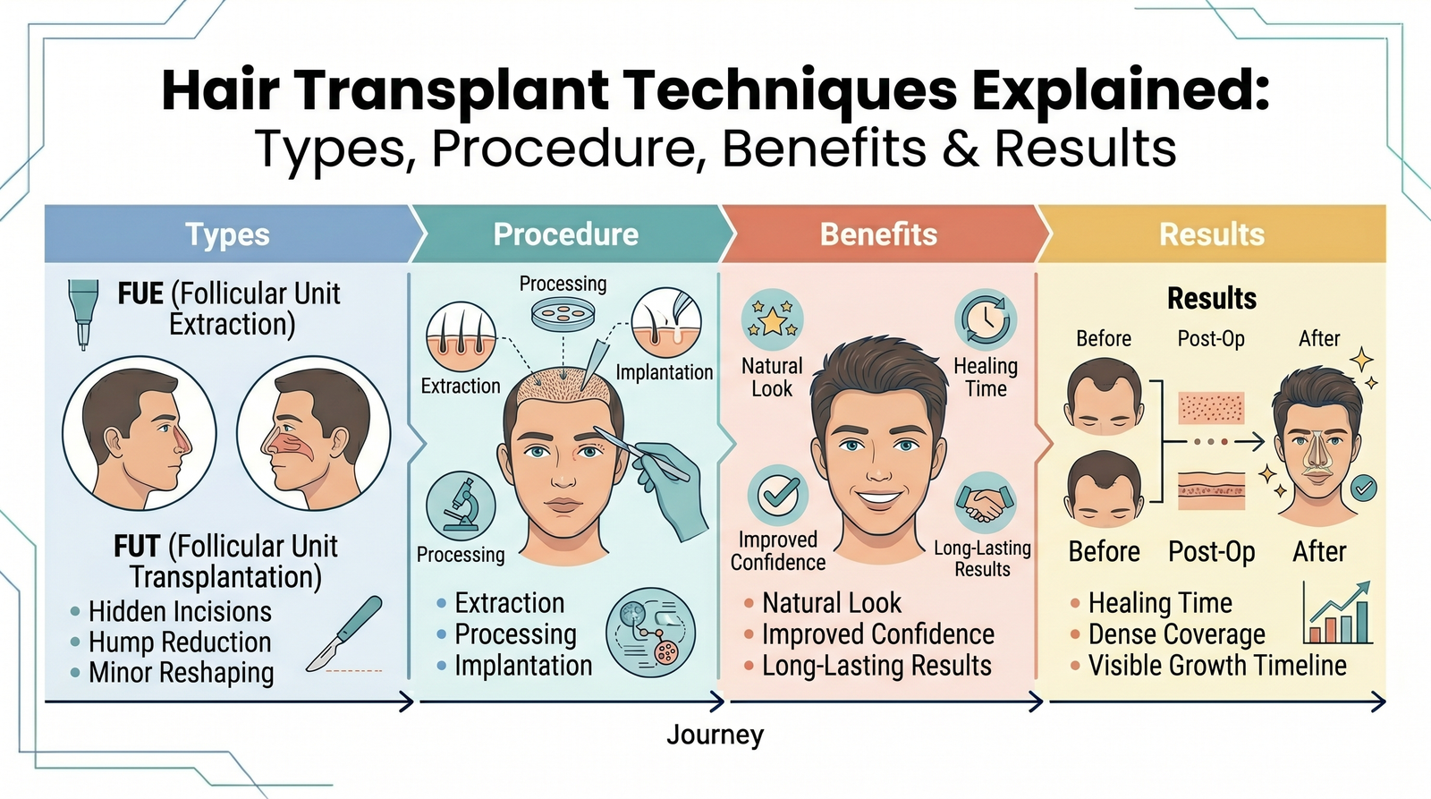 Hair Transplant Techniques Explained: Types, Procedure, Benefits and Results